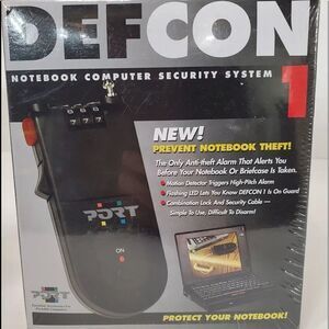 DEFCON - Notebook Computer Security System The Only Anti-Theft Alarm To Protect